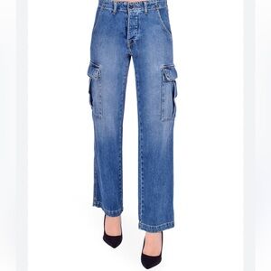 Women's Bleu BootCut Cargo Jeans